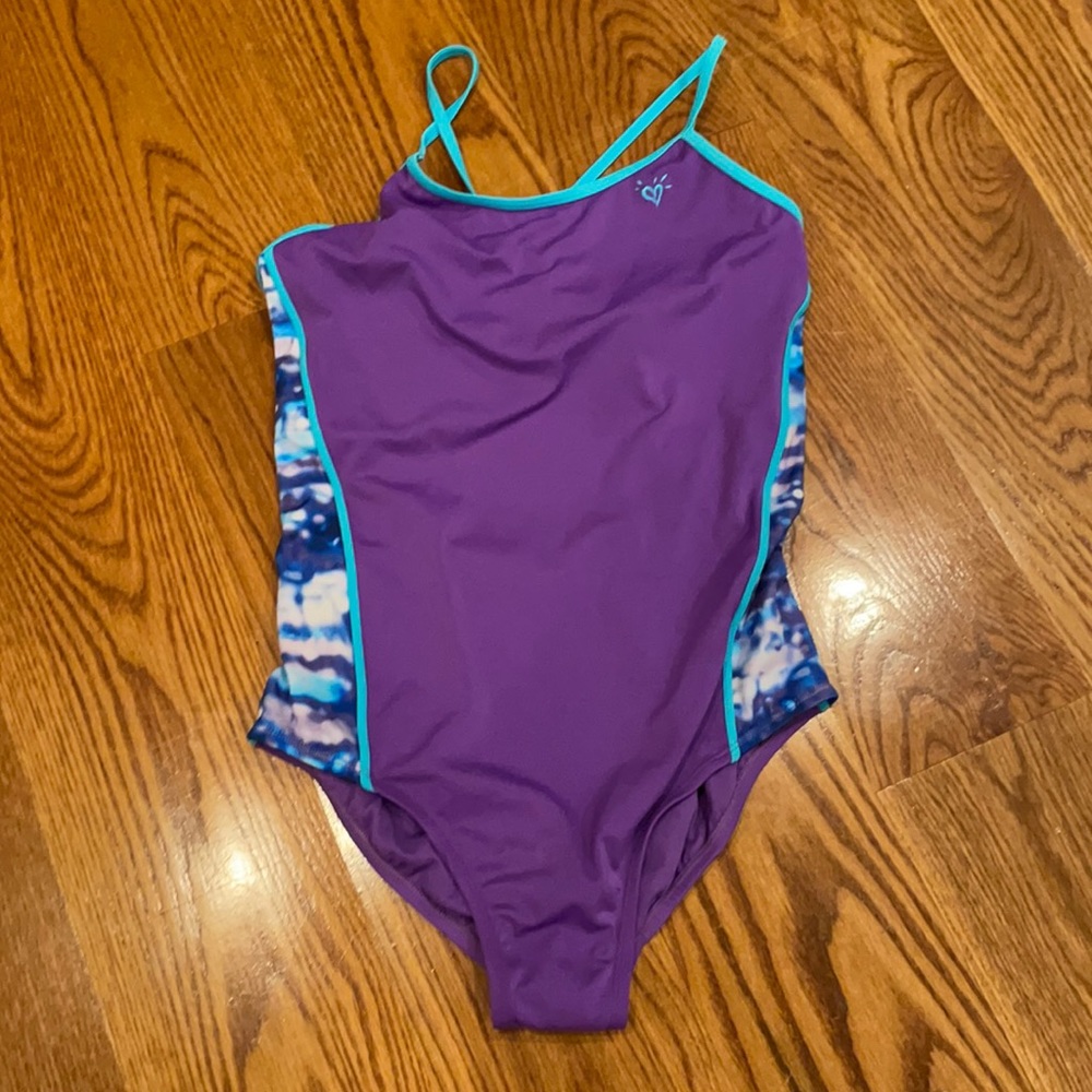 Justice one piece swimsuit New Size 16 1/2
